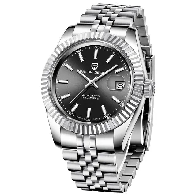 2025 Silver Black Dial Automatic Datejust 40MM