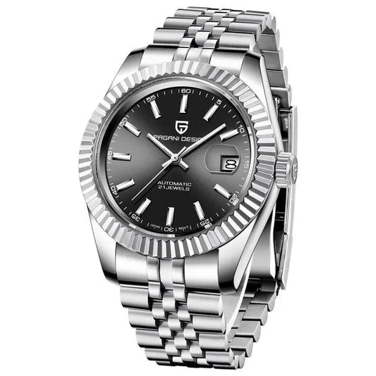 2025 Silver Black Dial Automatic Datejust 40MM